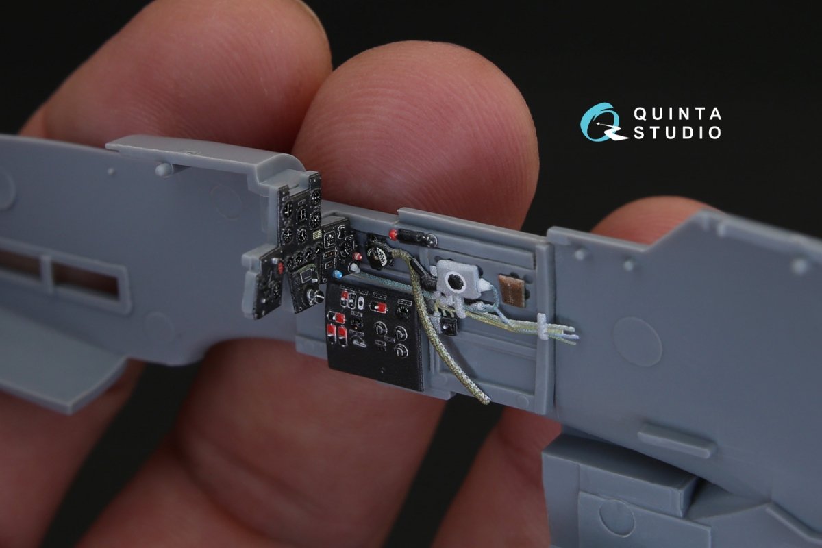 Quinta Studio QD48140 Ki-61-I 3D-Printed &amp;amp; coloured Interior on decal paper (for Hasegawa kit) 1/48 – zdjęcie 6