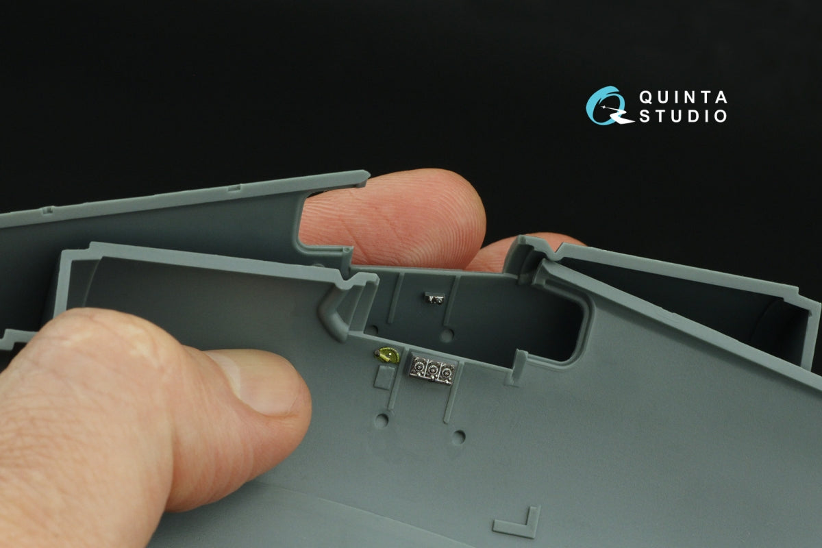 Quinta Studio QD48413 F6F-3E/N Hellcat 3D-Printed &amp;amp; colored Interior on decal paper (Eduard) 1/48 – image 11
