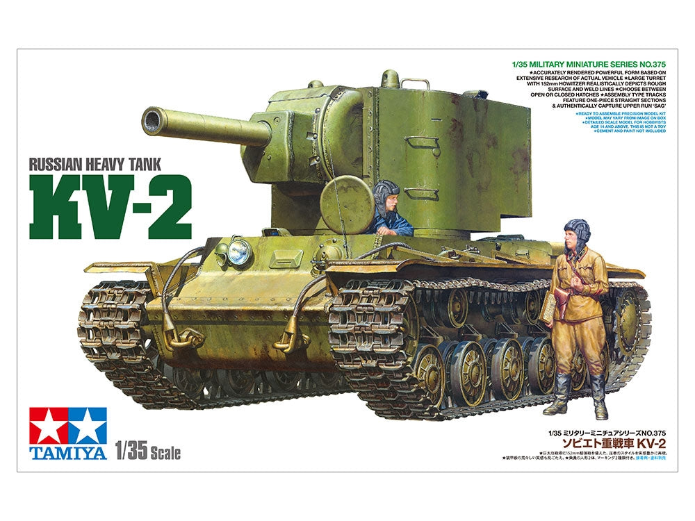 Tamiya 35375 Russian Heavy Tank KV-2 1/35 – zdjęcie 2