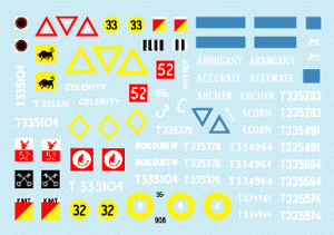 Star Decals 35-908 British Comets in Europe 1/35 – zdjęcie 3