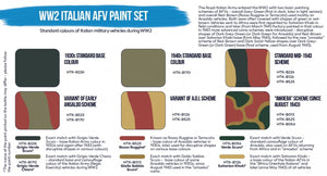 Hataka HTK-BS106 WW2 Italian AFV paint set (6x17 ml) – zdjęcie 3