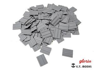 E.T. Model P35-204 WWII Roof Tiles Ludlow Type 1/35 ( dachówki ) – zdjęcie 2