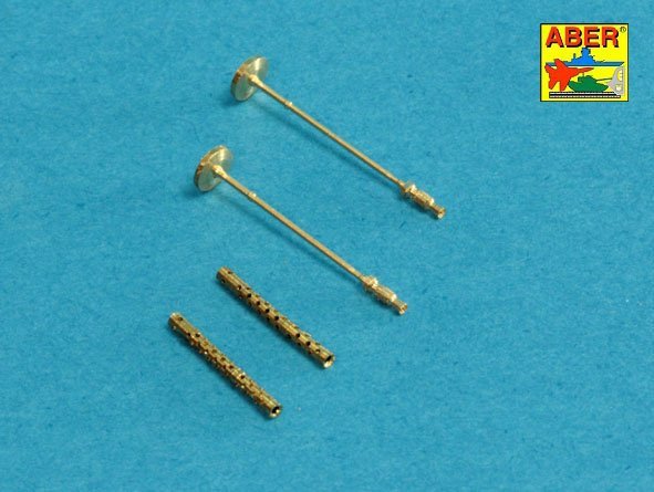 Aber 48L-21 Set of 2 barrels for German machine guns MG34 1/48 – zdjęcie 3