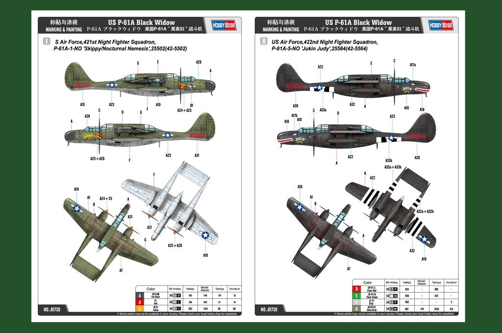 Hobby Boss 81730 P-61A Black Widow 1/48 – image 4