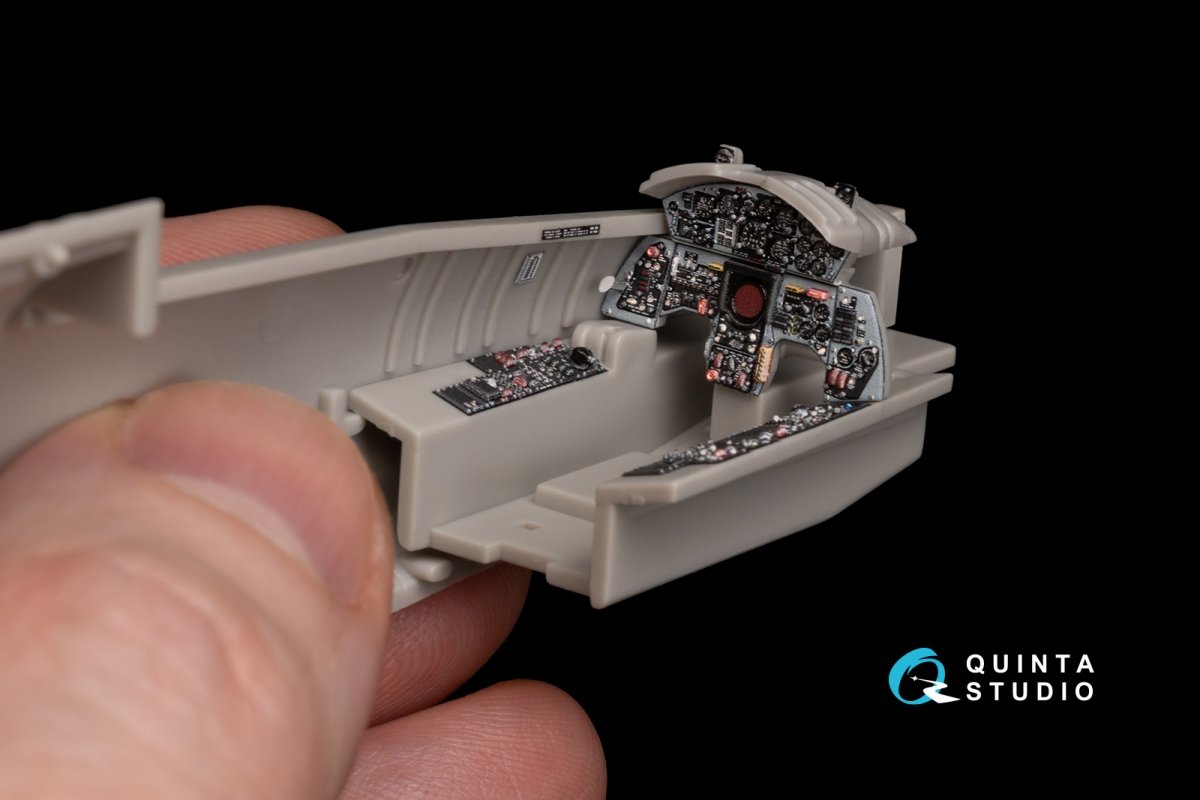 Quinta Studio QD48151 F-104S-ASA 3D-Printed &amp;amp; coloured Interior on decal paper (Hasegawa) 1/48 – zdjęcie 3