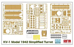 Rye Field Model 5041 KV-1 Model 1942 Simplified Turret 1/35 – image 2