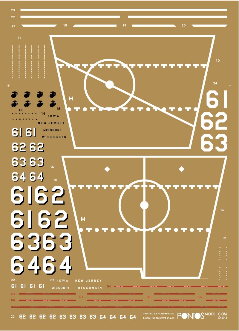 Pontos 35008F1 USS BB-62 New Jersey 1982 Detail Up Set 1/350 – zdjęcie 14