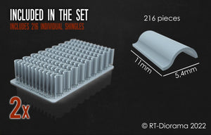 RT-Diorama 35646 Shingles [Type 1] 216 pieces 1/35 – zdjęcie 2