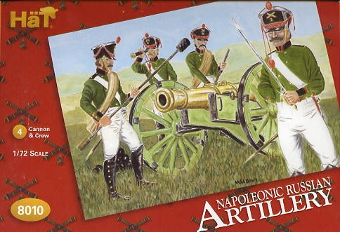 Hat 8010 Napoleonic Russian Artilery 1/72