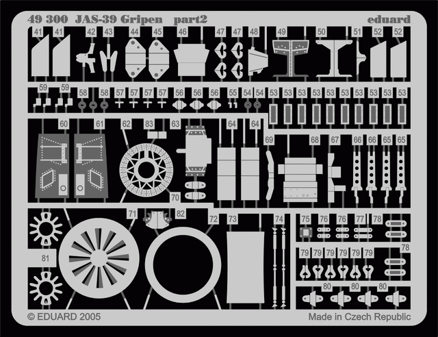 Eduard 49300 JAS-39 Gripen 1/48 Italeri – Bild 3