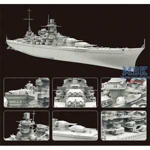 FlyHawk Model FH1148S German Battleship Scharnhorst 1943 Deluxe Edition 1/700 – zdjęcie 4