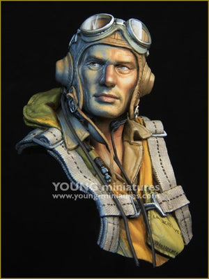 Young Miniatures YM1890 The Battle of Midway US Navy Pilot 1942 1/10 – zdjęcie 2