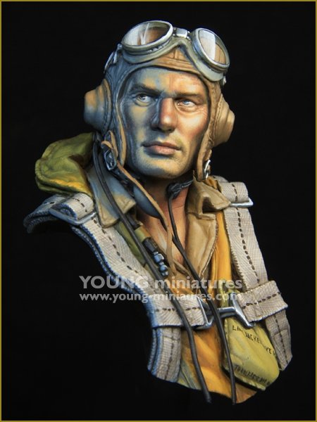 Young Miniatures YM1890 The Battle of Midway US Navy Pilot 1942 1/10 – zdjęcie 2