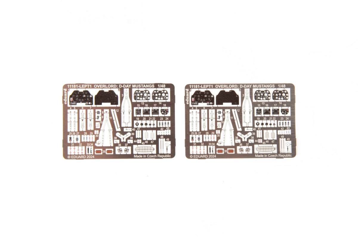 Eduard 11181 OVERLORD: D-DAY MUSTANGS / P-51B MUSTANG DUAL COMBO 1/48 – zdjęcie 16