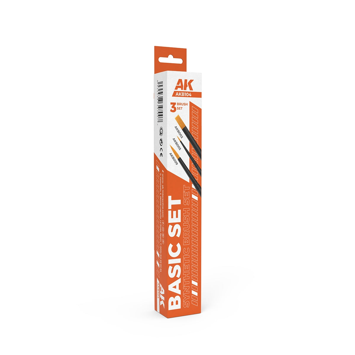 AK Interactive AKB104 ENSEMBLE DE BALAIS DE BASE – image 2