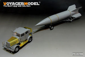 Voyager Model PE35789 WWII Hanomag SS100 Military Car w/V2 Rocket Transporter For TAKOM 2110 1/35 – zdjęcie 3