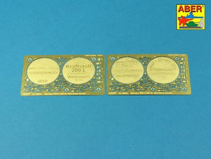 Aber 16158A German WW II 20L Jerry Can closings &amp;amp; 200L fuel drum covers (choice A) 1/16 – zdjęcie 4