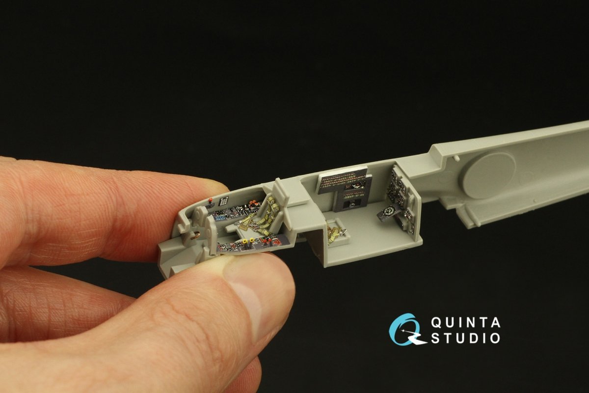 Quinta Studio QD72070 Me 410 3D-Printed &amp;amp; coloured Interior on decal paper (Italeri) 1/72 – zdjęcie 3