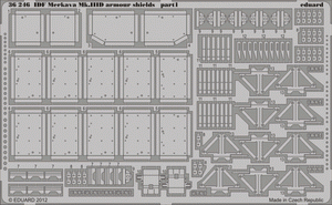 Eduard 36246 IDF Merkava Mk. IIID armor shields 1/35 Meng