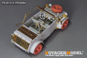 Voyager Model PE351314 WWII German Kubelwagen Type 82 Africa Troop Version Upgrade Set For MENG VS-015 1/35 – immagine 4