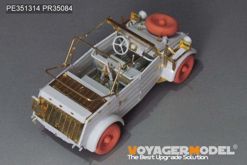 Voyager Model PE351314 WWII German Kubelwagen Type 82 Africa Troop Version Upgrade Set For MENG VS-015 1/35 – immagine 4