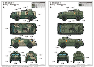 Trumpeter 05594 Russian GAZ39371 High-Mobility Multipurpose Military Vehicle 1/35 – image 2