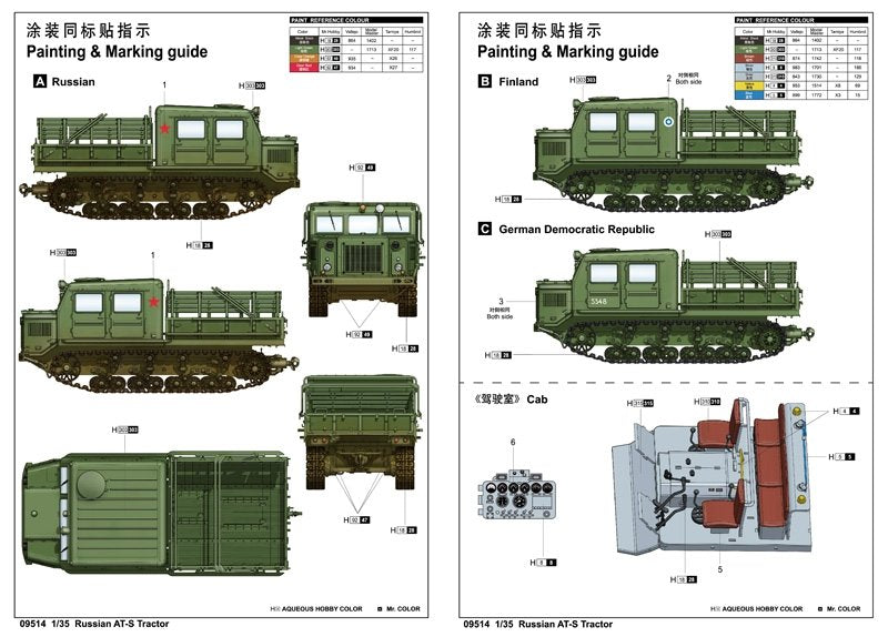 Trumpeter 09514 Russian AT-S Tractor 1/35 – zdjęcie 4