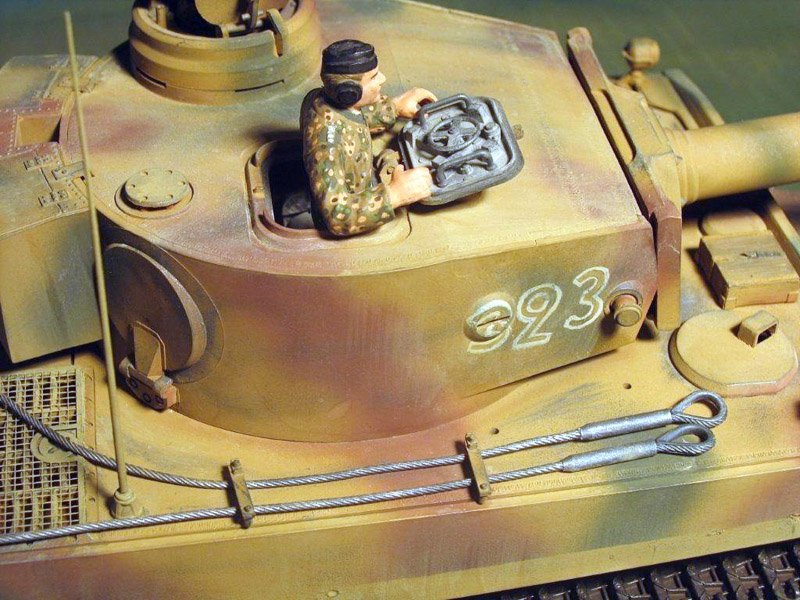 Eureka XXL ER-2502 Towing cable for Pz.Kpfw.VI Tiger Ausf.E Tank 1/25 – zdjęcie 4