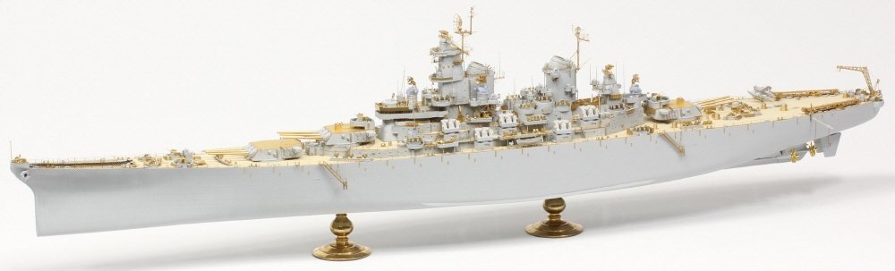 Pontos 37034FN USS BB-63 Missouri 1945 &amp;quot;Advanced&amp;quot; Detail Up Set for Hobbyboss Kit (Teak Tone wooden deck) 1/350 – zdjęcie 3