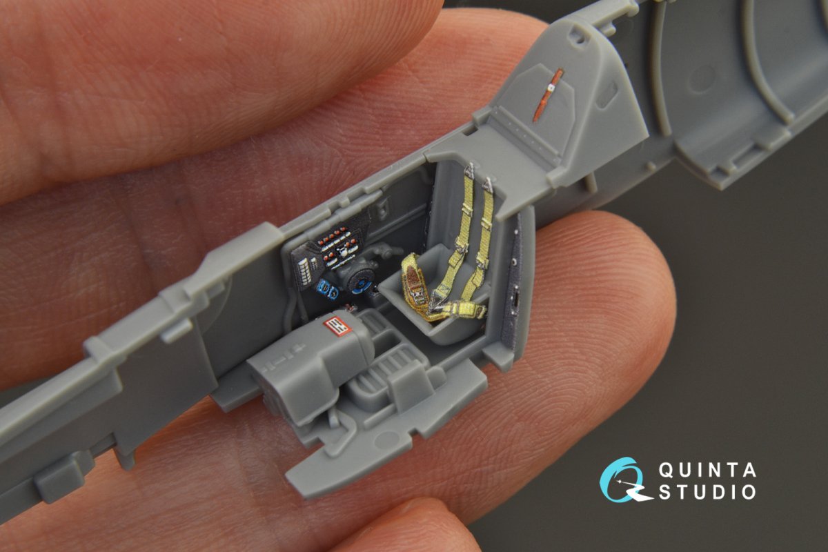 Quinta Studio QD72037 Bf 109 G-6 3D-Printed &amp;amp; coloured Interior on decal paper (Tamiya) 1/72 – zdjęcie 11