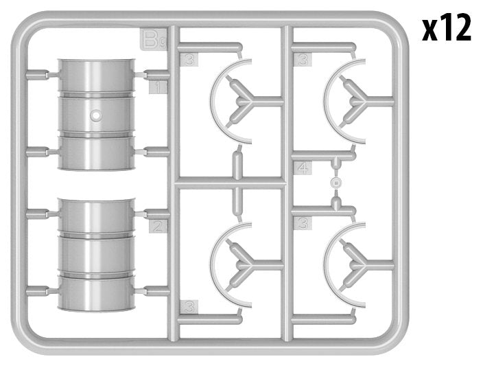 MiniArt 35597 GERMAN 200L FUEL DRUMS WW2 1/35 – image 6