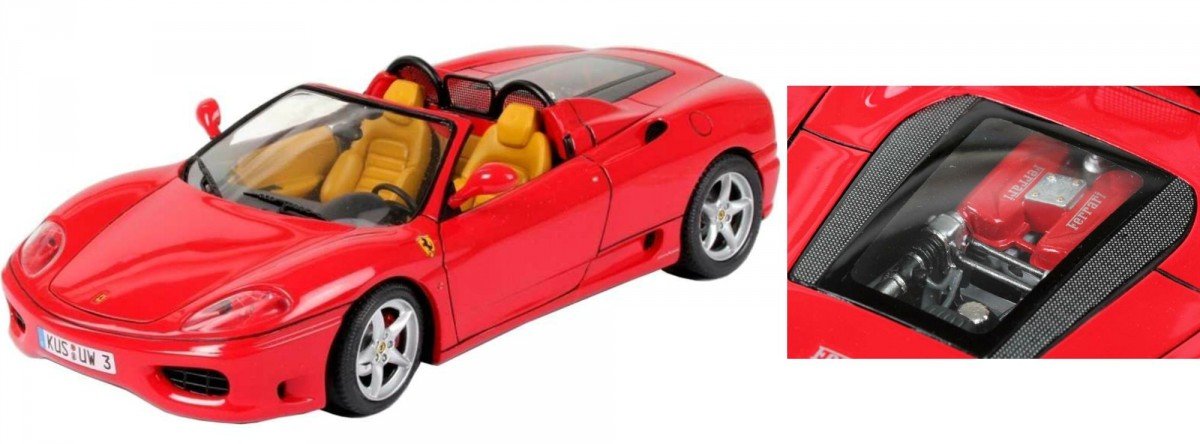 Revell 07085 Ferrari 360 Spider 1/24 – zdjęcie 2