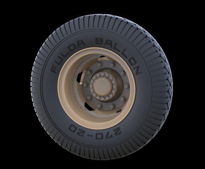 Panzer Art RE35-244 Road wheels for Mercedes 4500 (early pattern) 1/35 – zdjęcie 2