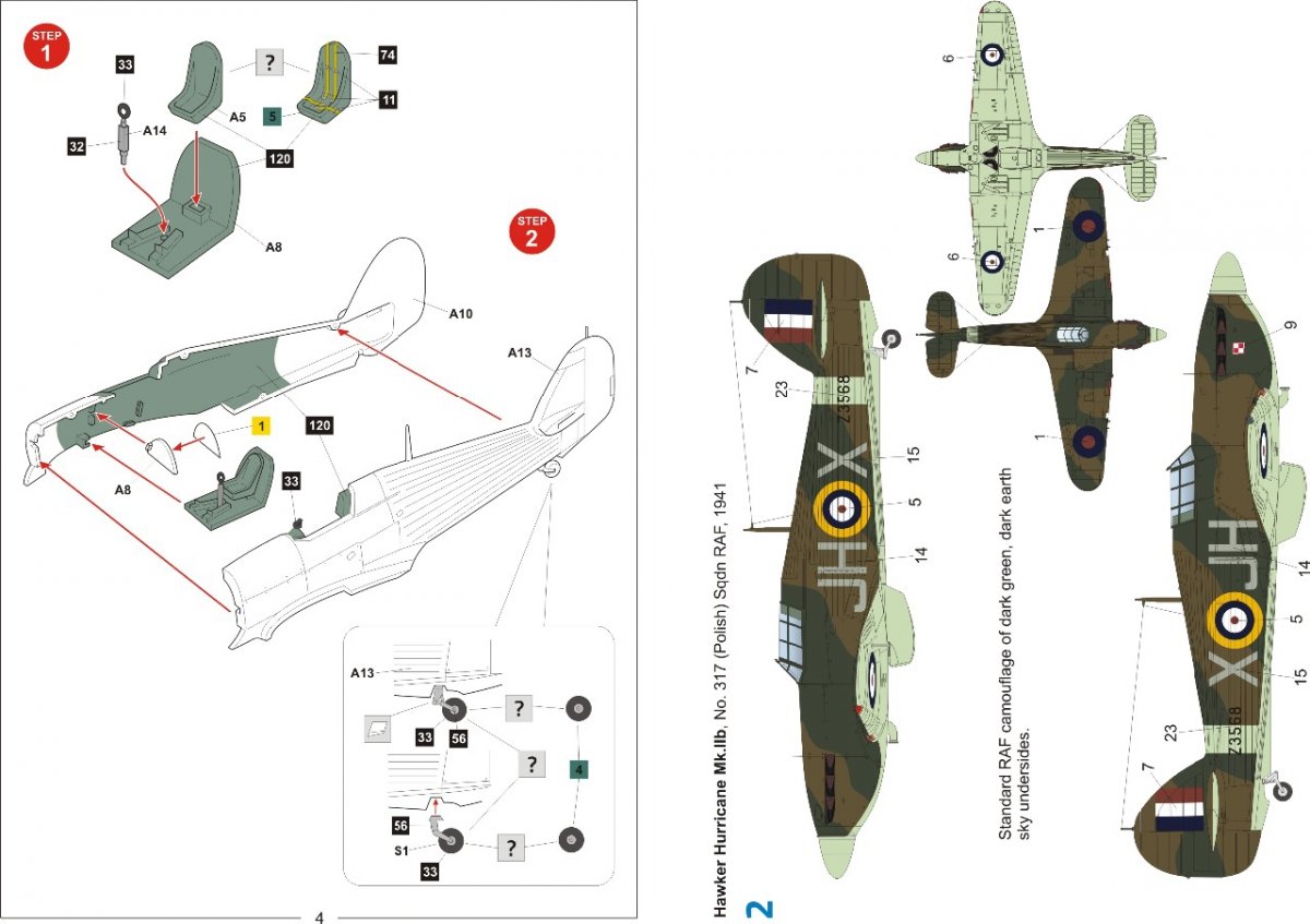 Fly 72044 Hawker Hurricane Mk.IIb 1/72 – zdjęcie 7