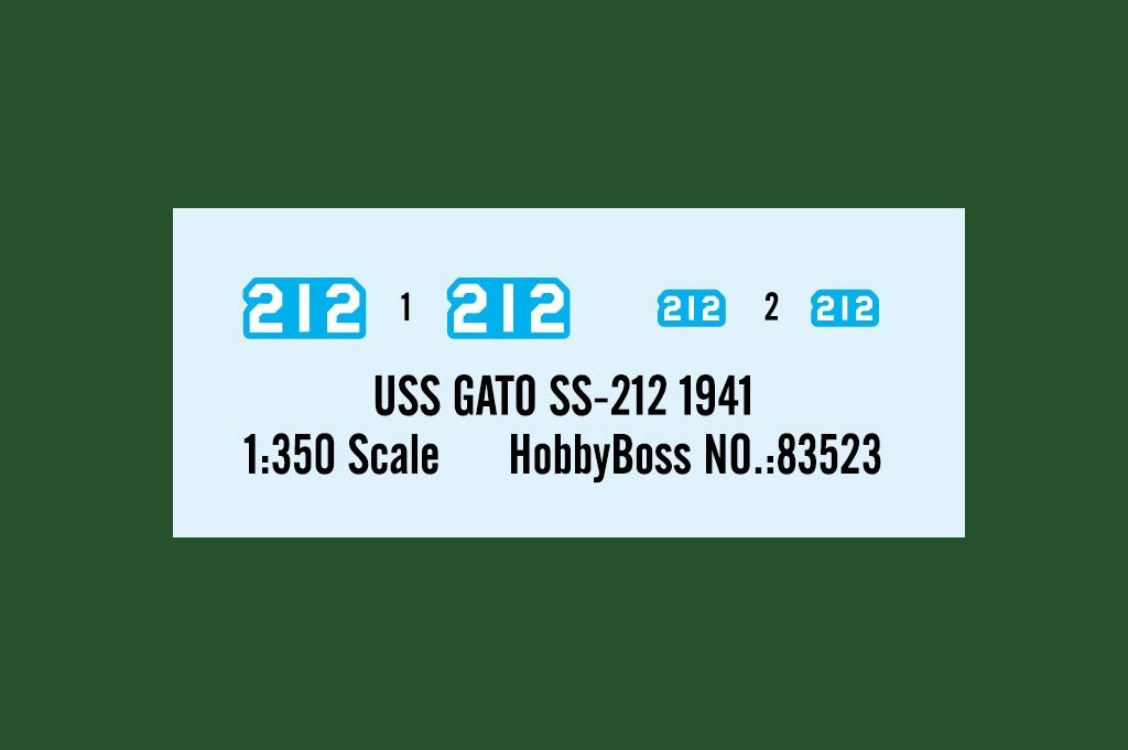 Hobby Boss 83523 USS GATO SS-212 1941 1/350 – image 2