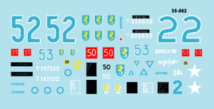 Star Decals 35-862 27th Armoured Brigade #3 1/35 – zdjęcie 2