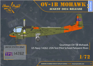 Clear Prop! CP72038 OV-1B Mohawk &amp;quot;Pilot School&amp;quot; ADVANCED KIT 1/72 – immagine 6