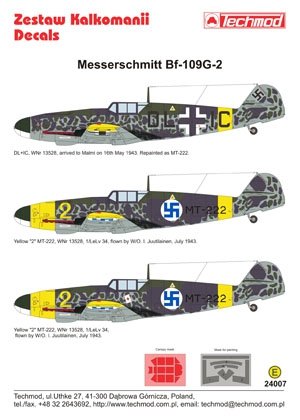 Techmod 24007 - Messerschmitt Bf 109G-2 1/24 – immagine 2