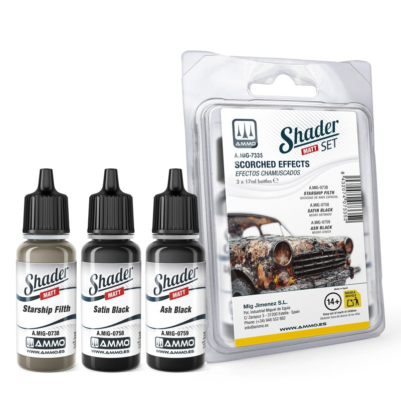 Ammo of Mig 7335 Matt SHADER Set Scorched Effects