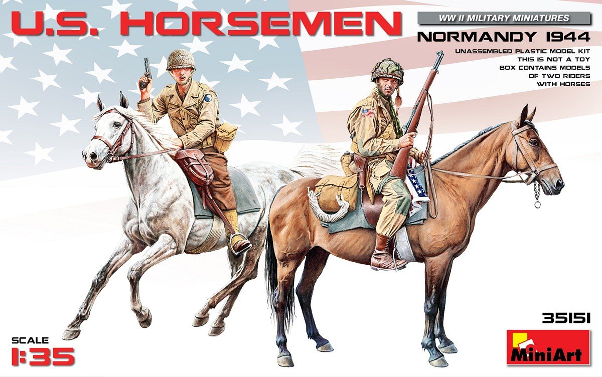 MiniArt 35151 U.S. HORSEMEN. NORMANDY 1944 1/35