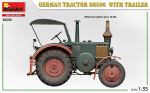 MiniArt 38038 German Tractor D8506 with trailer 1/35 – zdjęcie 6