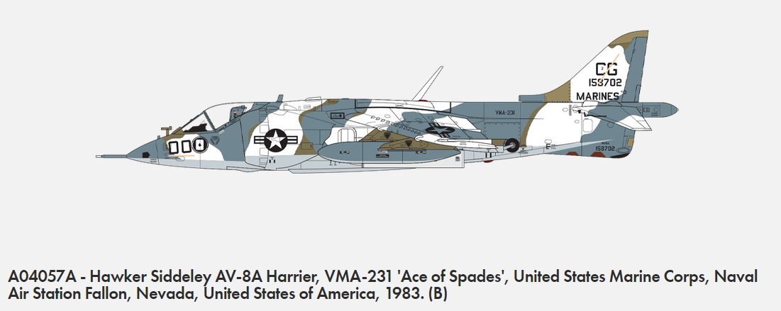 Airfix 04057A Hawker Siddeley Harrier GR.1/AV-8A 1/72 – zdjęcie 3