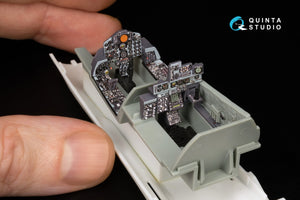 Quinta Studio QD+48486 F-4N Phantom II 3D-Printed &amp;amp; coloured Interior on decal paper (Academy) (with 3D-printed resin parts) 1/48 – zdjęcie 14