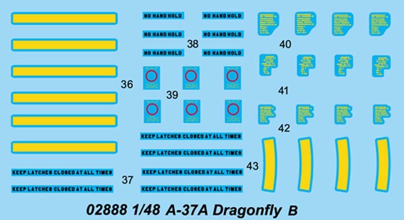 Trumpeter 02888 A-37A Dragonfly 1/48 – zdjęcie 5