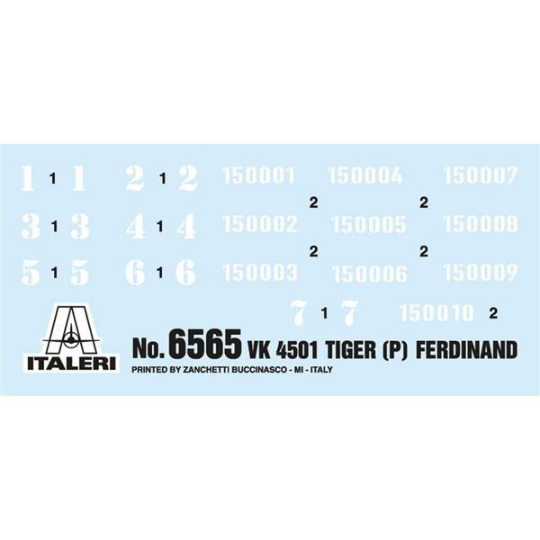 Italeri 6565 VK 4501 (P) TIGER FERDINAND 1/35 – image 2