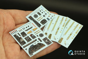 Quinta Studio QD32160 Do 335A-10 3D-Printed &amp;amp; coloured Interior on decal paper (HK models) 1/32 – immagine 7