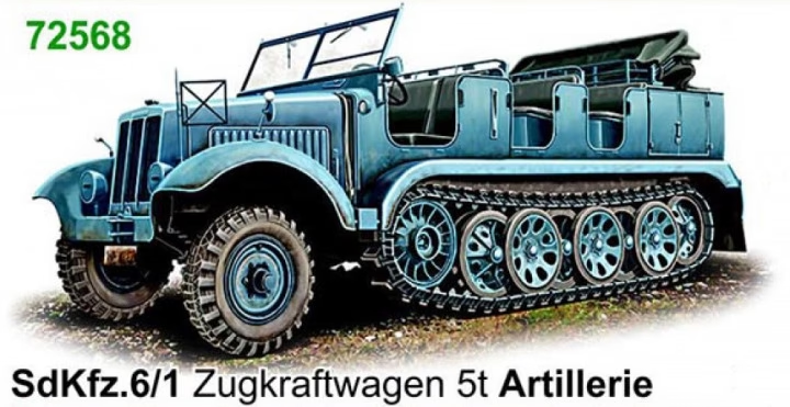 ACE 72568 Sd.Kfz. 6/1 Zugkraftwagen 5t Artillerie 1/72 – image 3
