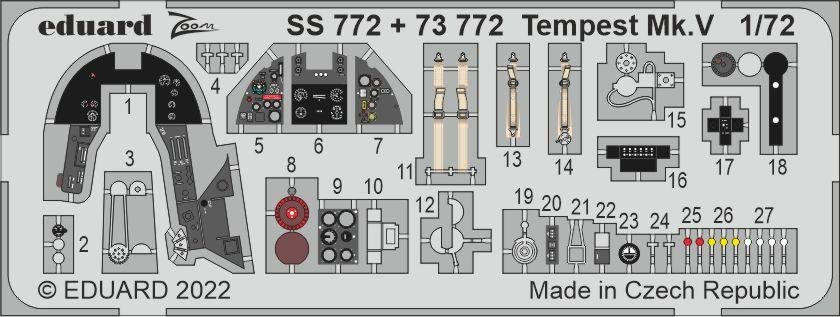 Eduard 73772 Tempest Mk. V AIRFIX 1/72