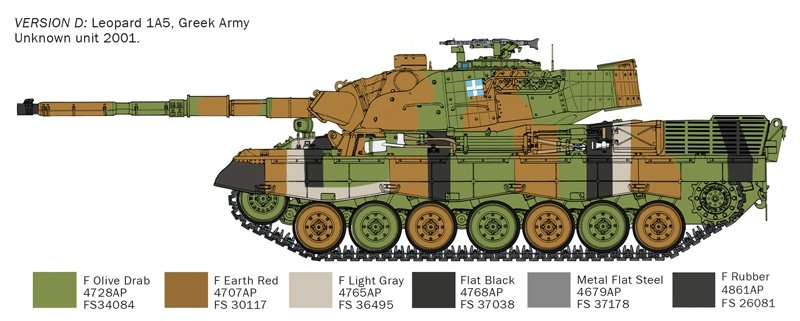Italeri 6481 LEOPARD 1 A5 1/35 – image 5