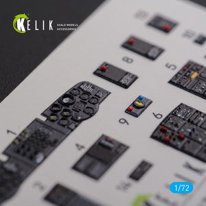 KELIK K72103 CH-47A interior 3D decals for Trumpeter kit 1/72 – zdjęcie 5